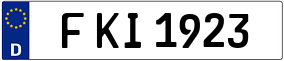 Truck License Plate